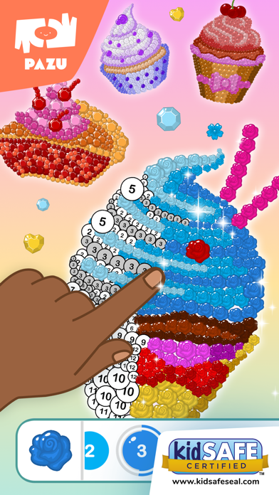Color by number games for kids Screenshot