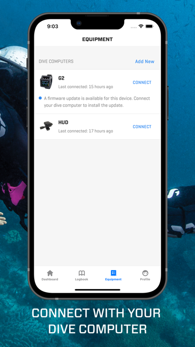 SCUBAPRO LogTRAK 2.0 Screenshot
