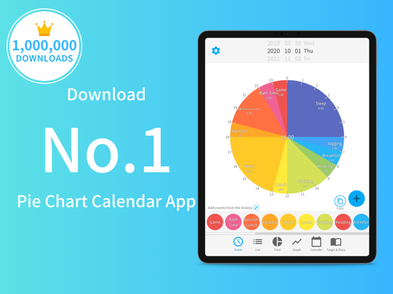 Daily Planner with Calendar iPad screenshot 1 - Productivity app