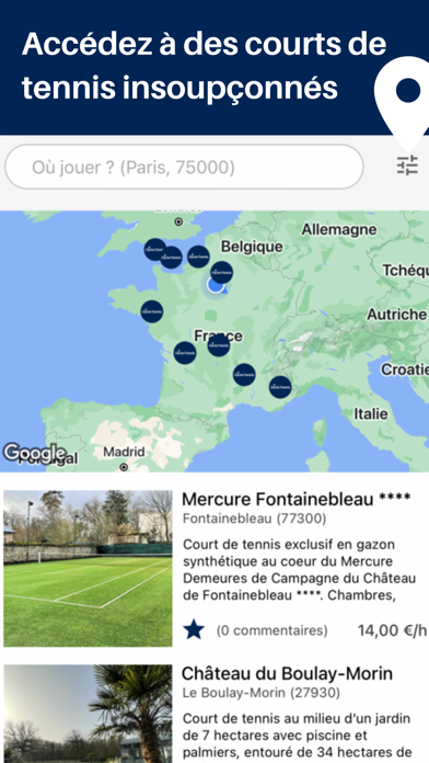 Screenshot #1 pour ClicknTennis