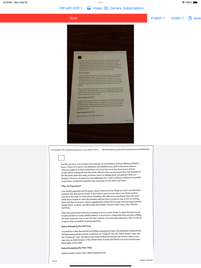 Photo Scanner  Translator