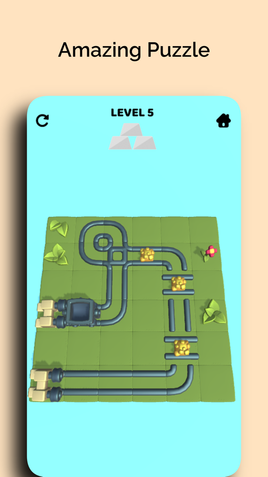 #8. Minecart Puzzle (iOS) Podle: Antonis Panoris
