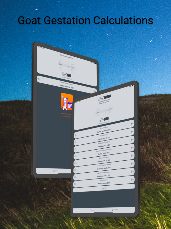 Goat Due Date Calculator