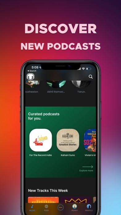 SocialMob - New indie music Screenshot