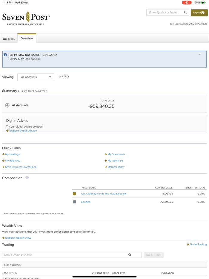 Seven Post Custodian Access