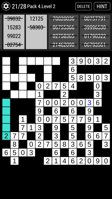 Number Fit Puzzle Game Screenshot