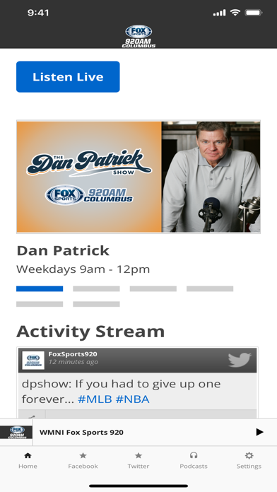 Fox Sports 920 Columbus Screenshot