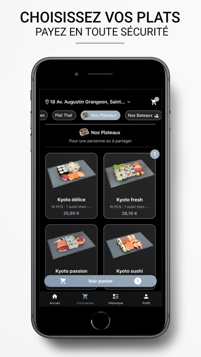 Kyoto Sushi & Thai Screenshot