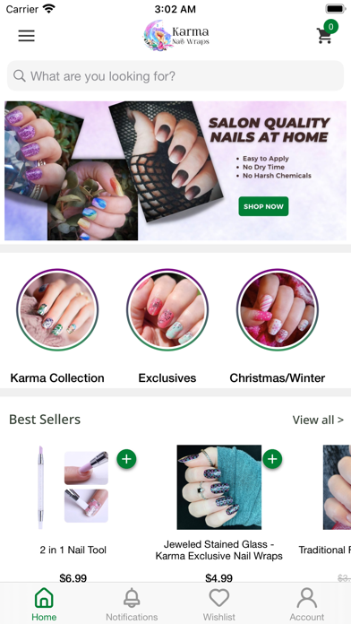 Karma Nail Wraps Screenshot