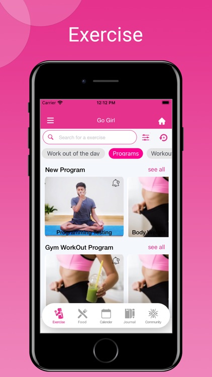 Go Girl Health & Fitness App
