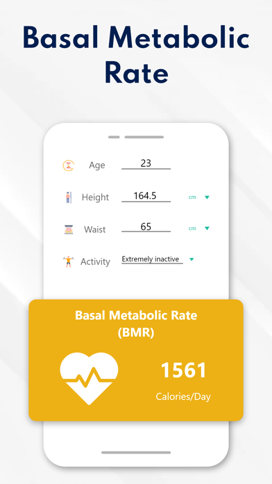 BMI, BMR & Body Fat Calculatorのおすすめ画像5