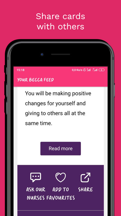 Becca - Breast Cancer Support Screenshot