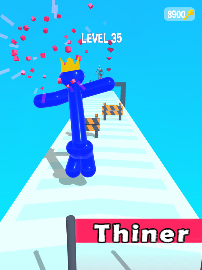 Tall Rainbow Rope Run