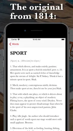 Webster's Writer's Dictionary iPhone image 1
