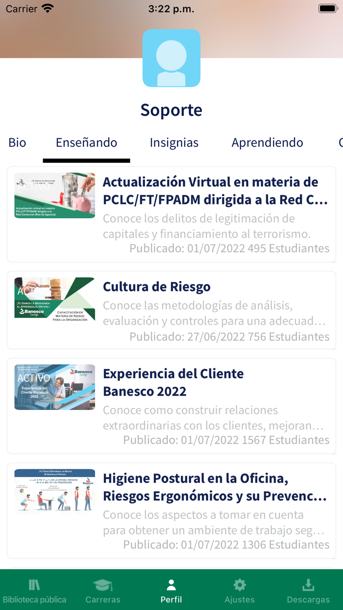 Aprendizaje Virtual Banesco