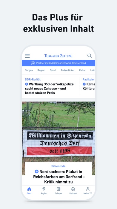 TZ - Nachrichten und Podcast Screenshot