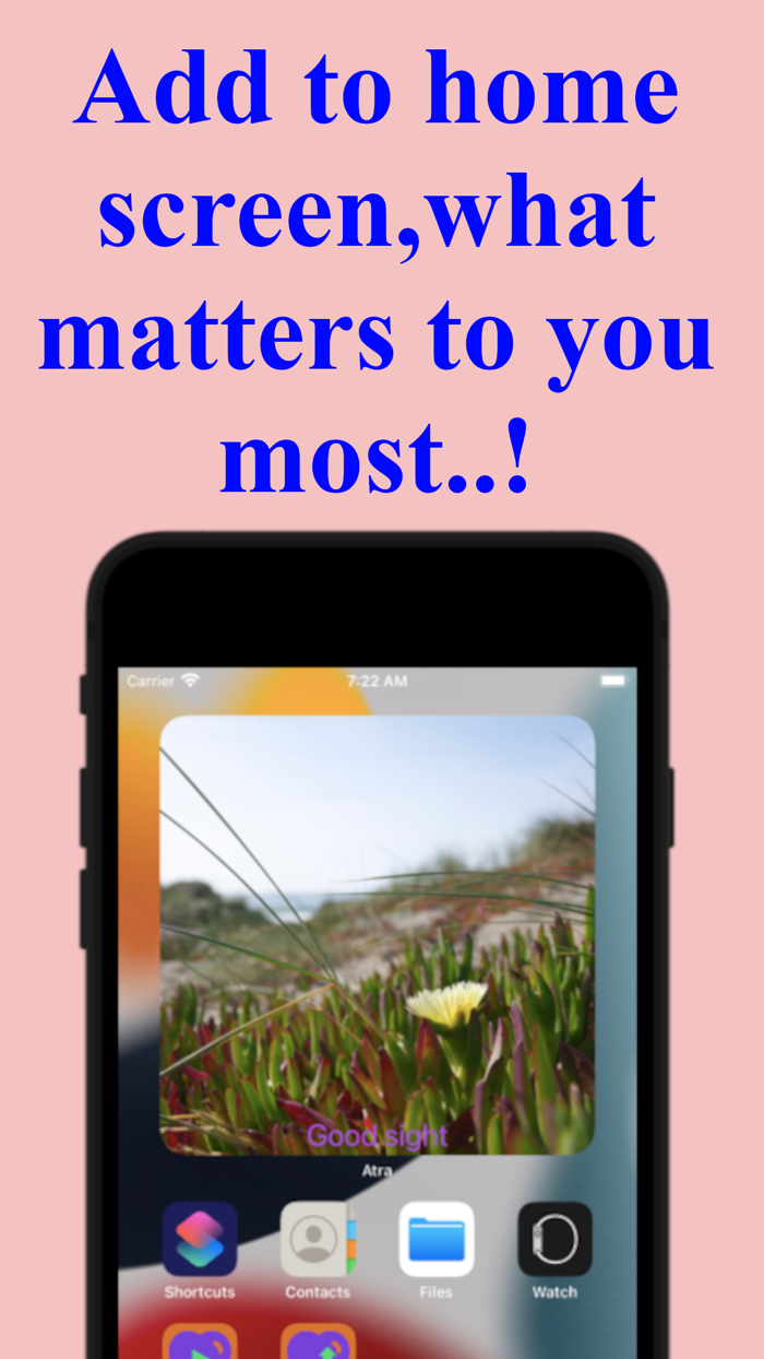My personal home widget Atra