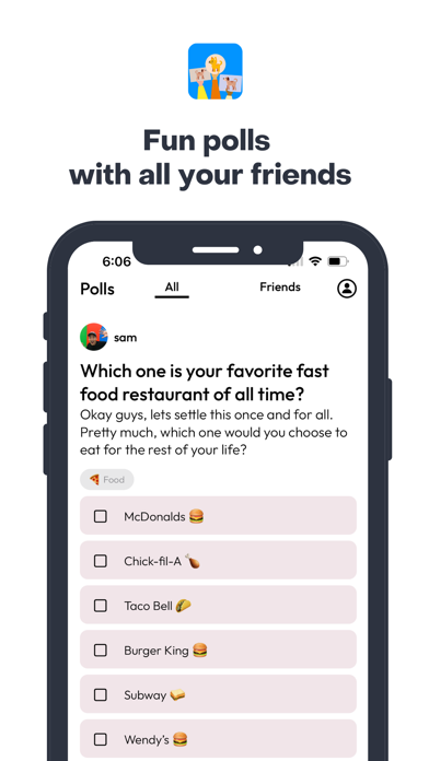 PollMe - fun polls Screenshot