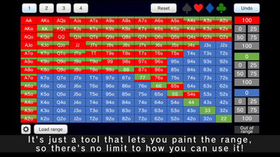 Poker Range Painter Screenshot