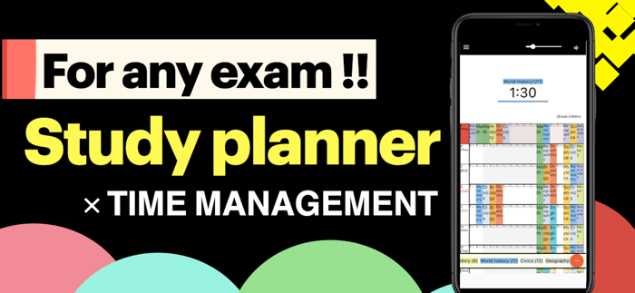 Study plan maker- study timer