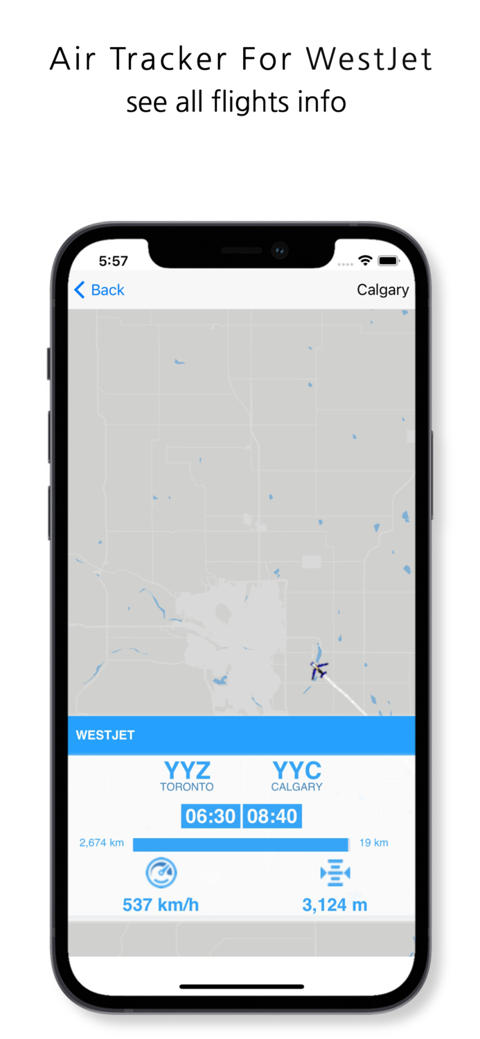 WJA  Tracker for WestJet