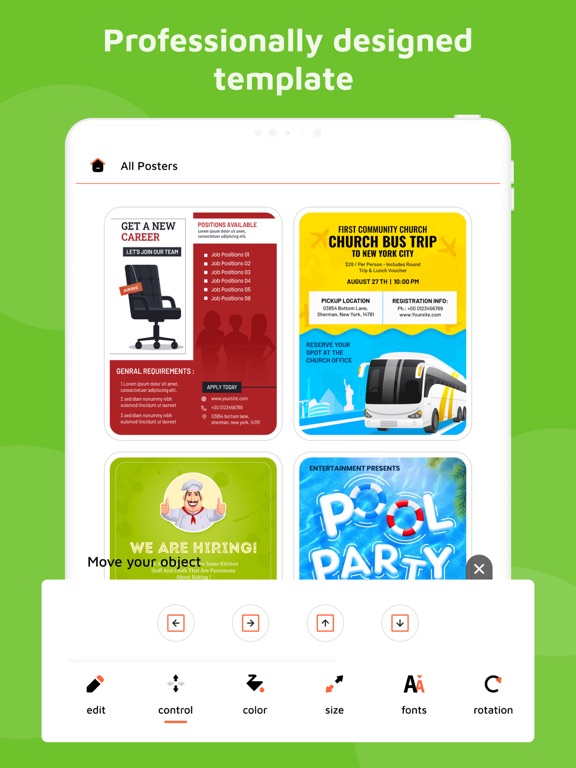 Screenshot #5 pour Digital Ads & Poster Maker