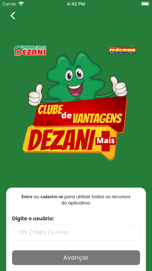 #6. Clube de Vantagens Dezani (iOS) Podle: INOVATECH NETWORK SA