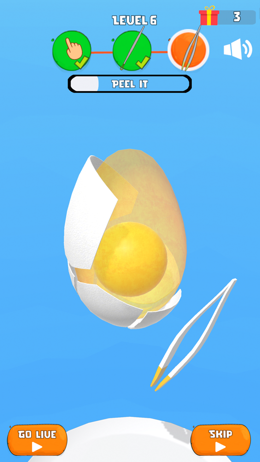 #2. Egg Peeling (iOS) 由: Synthify Inc