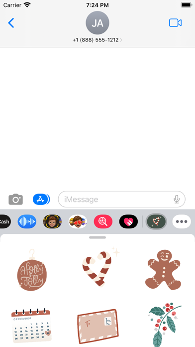 BBE Holiday Glow Stickers Screenshot