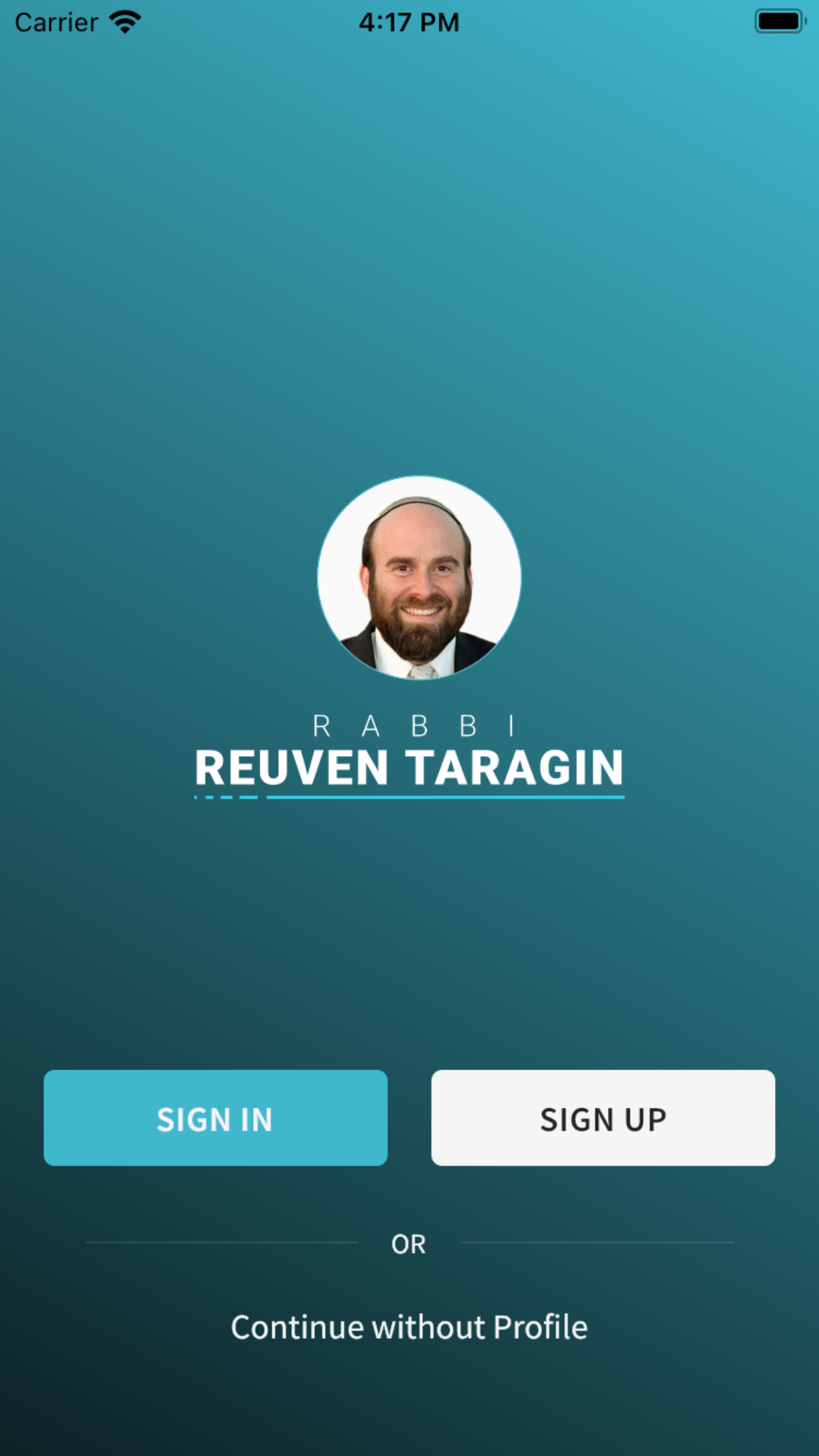 Rabbi Reuven Taragin