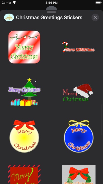 Christmas Greetings: Stickers