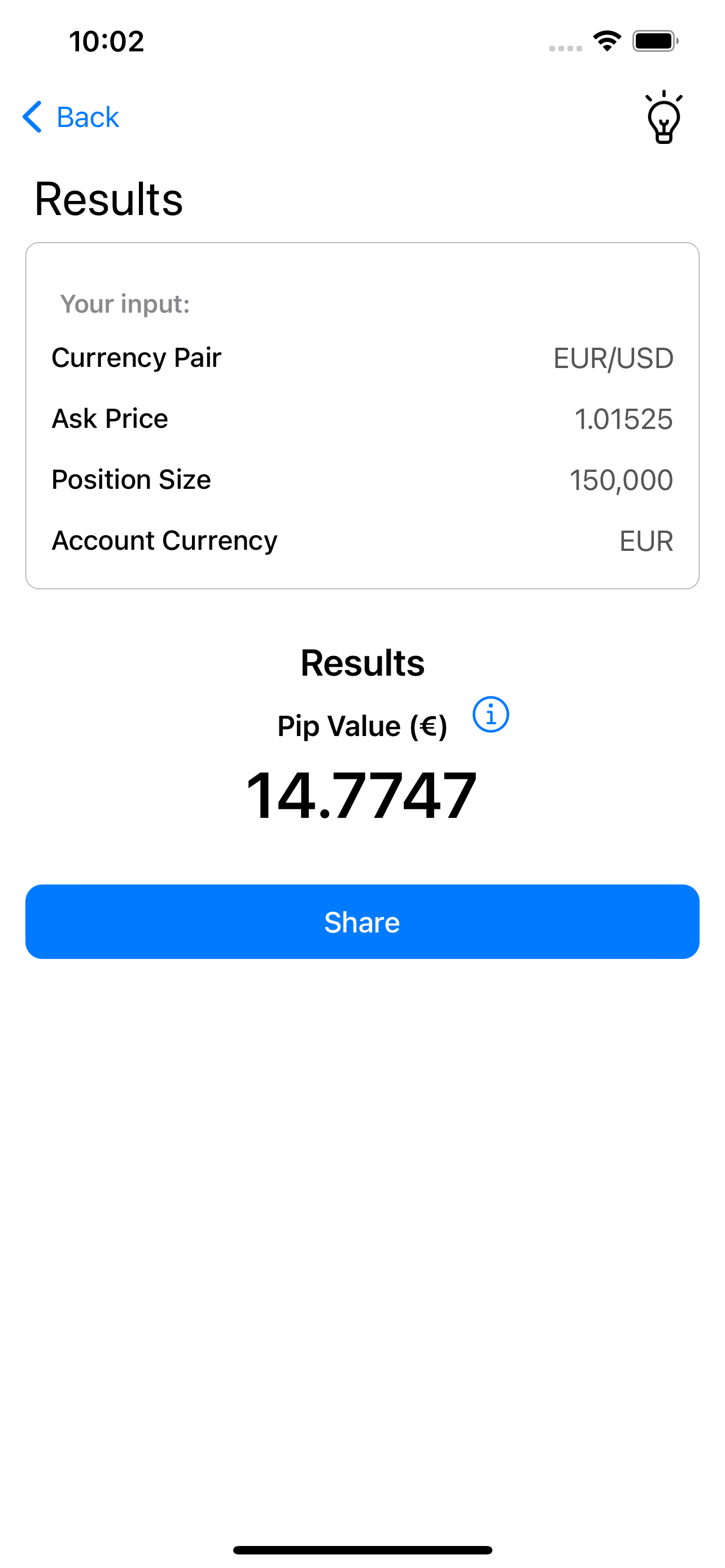 Pip Value Calculator - Forex