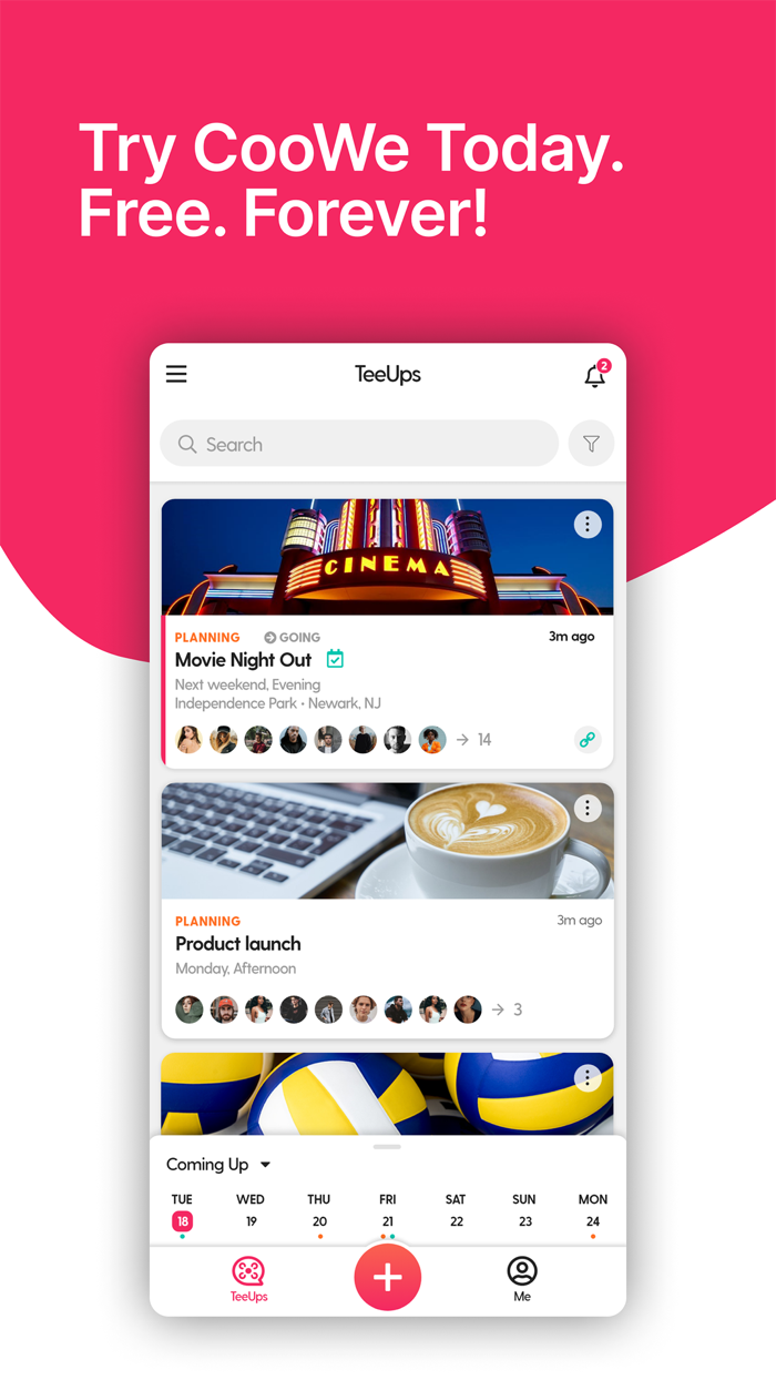 CooWe - Group Coordination App