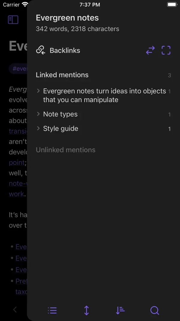 Obsidian - Connected Notes Screenshot 6