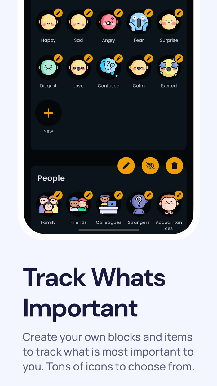 Blissful Journal, Mood Tracker