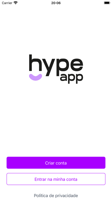 Hype App Screenshot