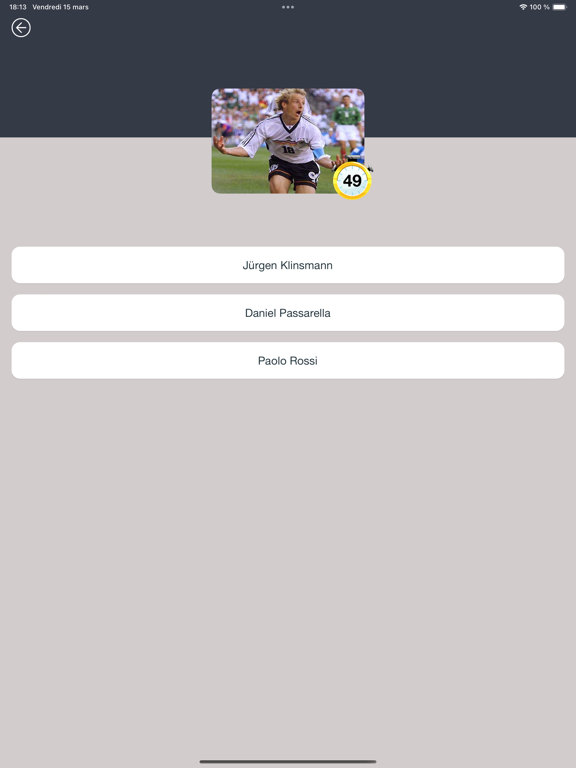 Screenshot #4 pour Football Quiz Legends