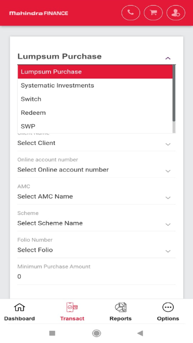 Mahindra Finance Investments Screenshot