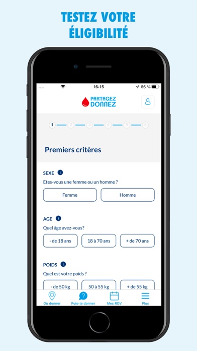 Screenshot #3 pour Don de sang