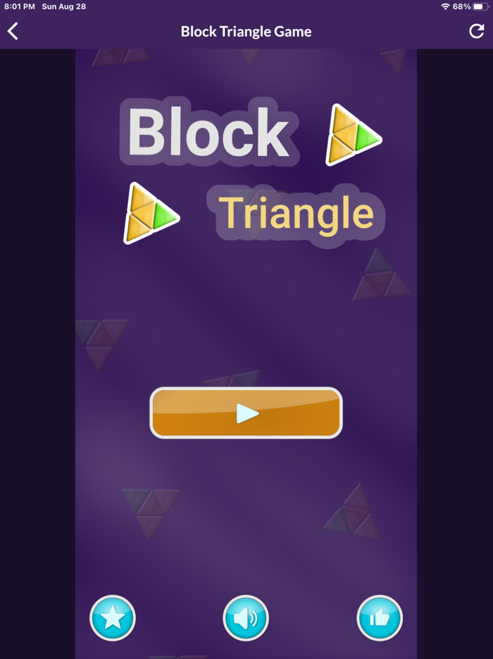 Triangle Block Puzzle Tangram