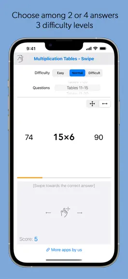 Game screenshot Multiplication Tables Math apk