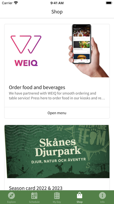Skånes Djurpark Screenshot