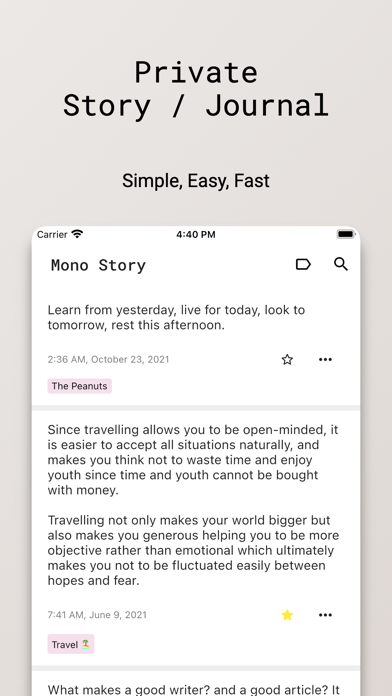 Mono Story Screenshot