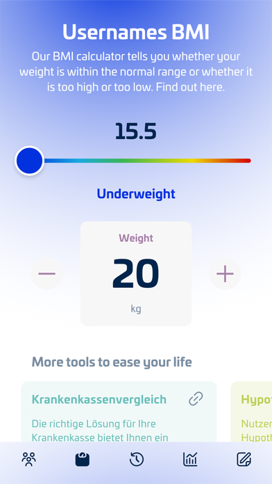 BMI Rechner Neo Screenshot