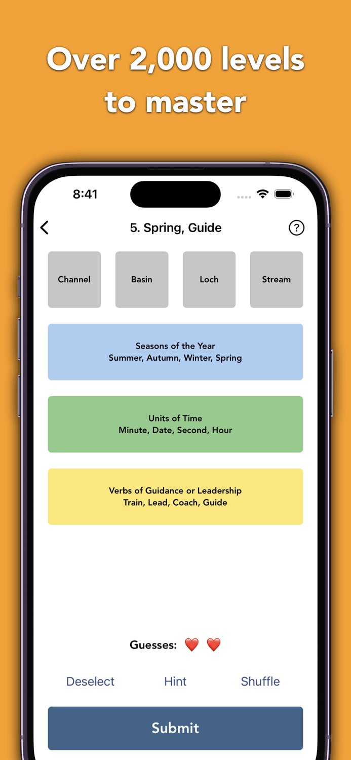 Connections Word Game Puzzles