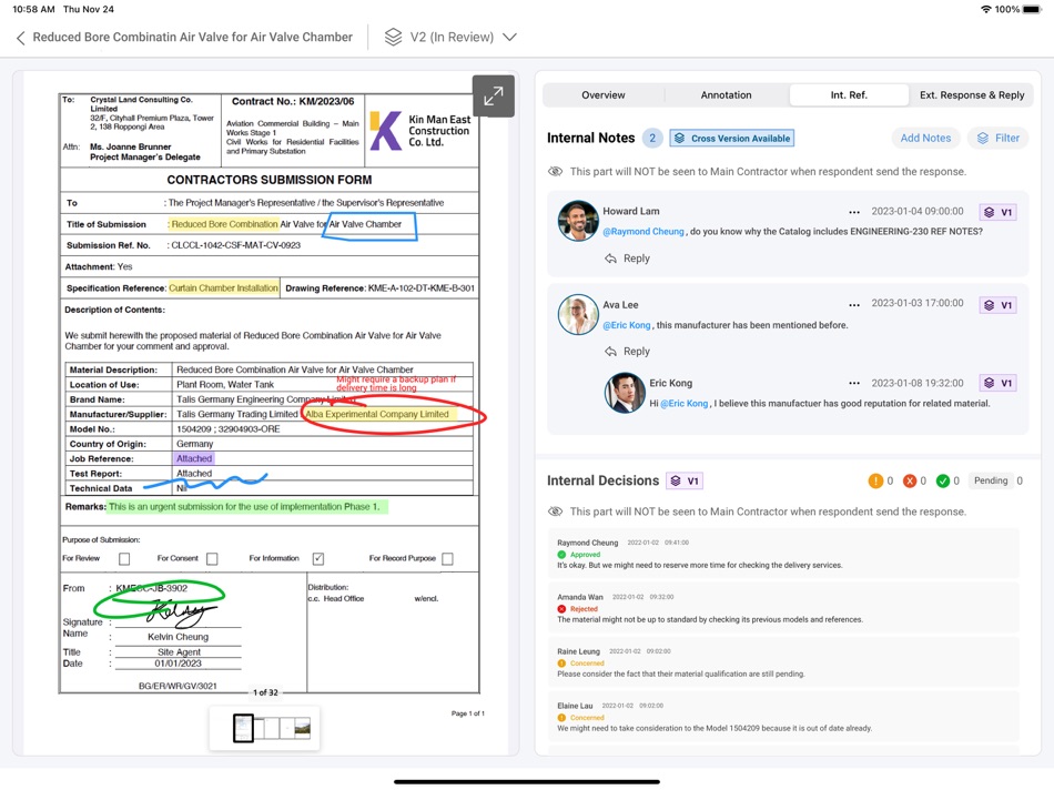 #3. eMat Submission Reviewer (iOS) 由: Mattex Asia Development Limited