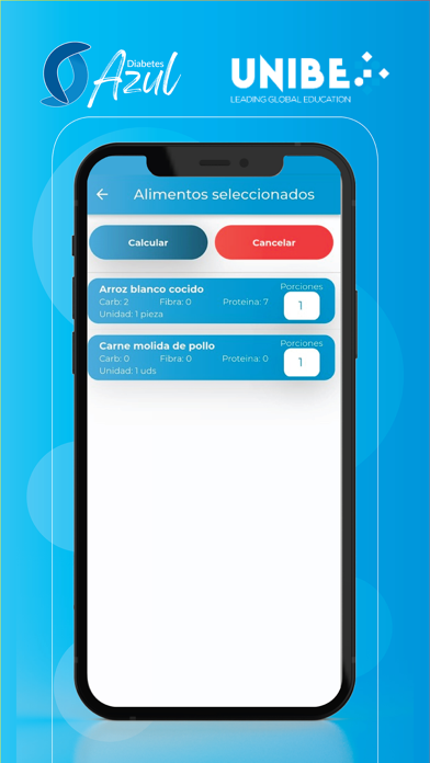 Diabetes Azul Screenshot