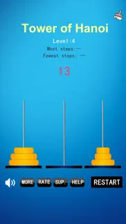 How to cancel & delete tower of hanoi game puzzle 1