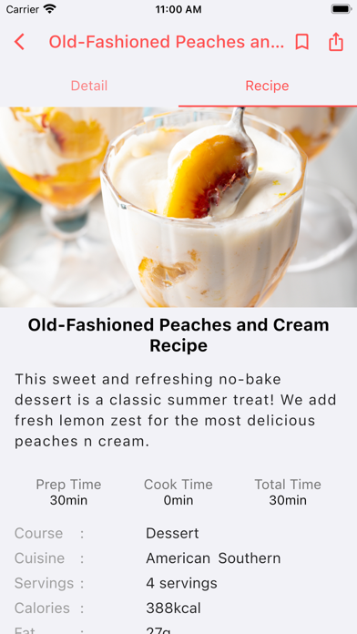 Foods and Recipes Screenshot