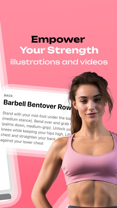 Weight Lifting for Women Plan Screenshot